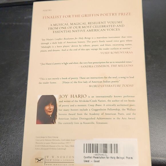 Conflict Resolution for Holy Beings Book Poems By Joy Harjo - Picture 2 of 4